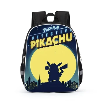 Раница Pokemon, ученически чанти аниме Пикачу, голям просторен училищен раница, мультяшные сладко чанта за книги за деца, ученически пособия, подаръци