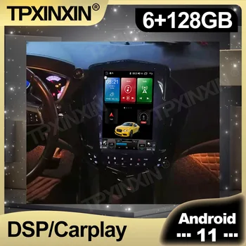 128 Г Android 11,0 Tesla IPS Екран Автомобилен Радиоприемник За Cadillac SRX 2008-2012 Авто Мултимедиен DVD-Плеър, Навигация, Стерео GPS 2din