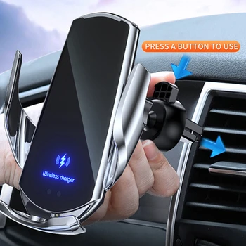 Автомобилното безжично зарядно устройство за Кола за телефон интелектуална инфрачервена индукционная безжична зареждане на автомобилна навигация група титуляр за поддръжка на GPS