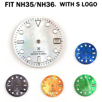 Може да се използва за Seiko NH35/NH36 Механизъм 29 мм светещи циферблат механични часовници модификация аксесоари