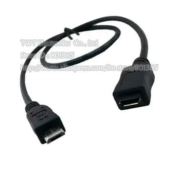 Micro USB 2.0 5Pin щекер към micro usb женски удължителен кабел за таблет и мобилен телефон, 2Qty Безплатна доставка