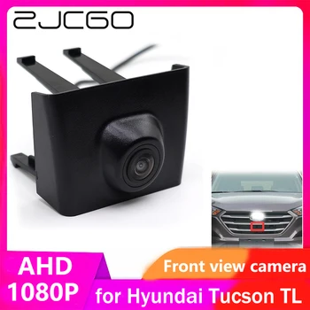 ZJCGO AHD CVBS 1080P 170 ° Автомобили Парковочная Камера С логото на Предната част за Hyundai Tucson TL