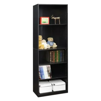 Jaya Home 5-Полочный Шкафове За Съхранение На Книги Книжния Багажник Cube ShelfBookshelf Стаен Органайзер За Съхранение