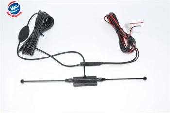 Автомобилна антена DC3.5, автомобилна tv антена anolog, телевизионна антена с усилване, автомобилна антена с жак DC3.5, безплатна доставка