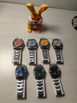 Индивидуални 41 мм, най-добрата марка, луксозни мъжки часовници, спортни водоустойчив автоматични механични часовници MIYOTA8215, часовници е от неръждаема стомана