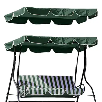 Водонепроницаемое градинско кресло-люлка, разменени навес за люлките, слънцезащитен горен калъф за мебели, градинско седалка за веранда на открито