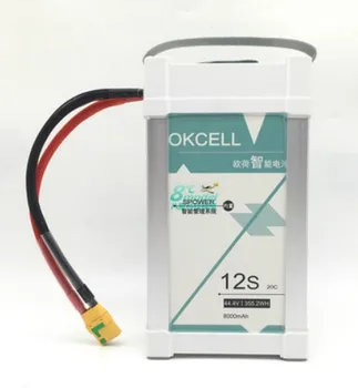 замяна на батерията Okcell rc 12s 8000mah на 20В за дрона