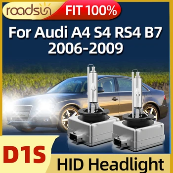 Roadsun HID Лампа Ксенонова Лампа D1S Фарове 6000 До Подходящи За Audi A4 S4 RS4 B7 2006 2007 2008 2009