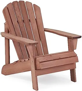 Набор от Adirondack столове от 2-те предварително сглобени дървени столове на открито /двор / камина / басейна / / палуби