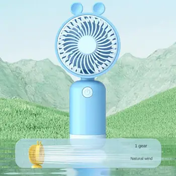 Ръчно фен Пластмасов Удобна регулируема здрав защитен от падане малък вентилатор Usb fan полихроматический Usb-акумулаторен вентилатор за спорт на открито