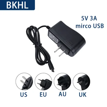 (1 бр./лот) захранващ адаптер 5v3a Raspberry Pi 3б таблет USB интерфейс micro EU/US/AU/UK универсален щепсел