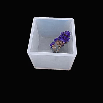 Кубическая силиконова форма за леене смола в форма за diy от кристали епоксидна смола, UV-свещи, сапуни, украса за дома, инструменти за извършване на работи от смола