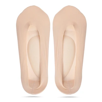 1 чифт женски стелки, 3D еластична дишаща дезодорант, възглавница за джогинг, невидими пръсти, подметки за обувки, ортопедични ленти