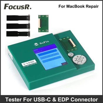 S-UEM2 USB-C & EDP Дисплей Интерфейс Конектор Тестер За MacBook Mac Логическа Такса Дънни Платки Екран Тест Скоростна Инструмент За Ремонт