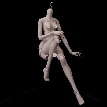 Ново дамско куклено тяло 1/4 бял цвят/тела от смола с нормална кожа за момичета, играчки за обличане собствените си ръце, без грим