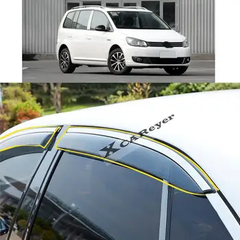 За Volkswagen Touran 2004 2005 2006-2010 2011 2012-2014 2015 Автомобили Стикер Пластмасово Стъкло Вятърна Козирка За Защита От Дъжд/Слънце Отдушник