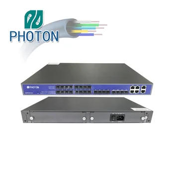 Photon система за тройно възпроизвеждане на FTTH FTTX с 16 порта epon olt с 10G възходяща линия на общуване PTF3616E