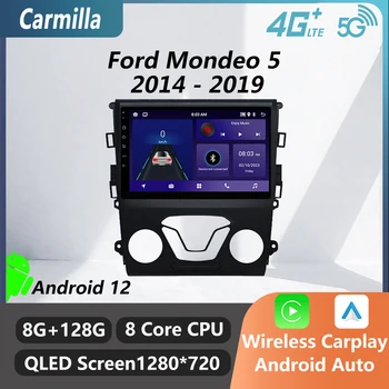 2 Din и за Ford Mondeo 5 2014-2019 Автомобилен мултимедиен плеър с Android, Wifi, GPS Навигация, радио Аудио стерео радио авторадио