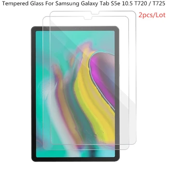 2 елемента 0,3 мм 9H Прозрачно Защитно Фолио За Samsung Galaxy Tab S5e 10,5 T720 T725 SM-T720 SM-T725 От Закалено Стъкло