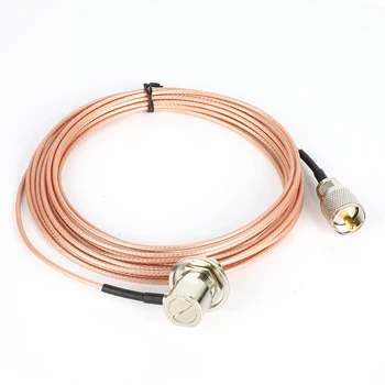 SC-316 5 М удължителен кабел антена за радиостанция PL-259 SO-239 За автомобилното радио TM-261 За Kenwood За Yaesu FT-1802 FT-1807