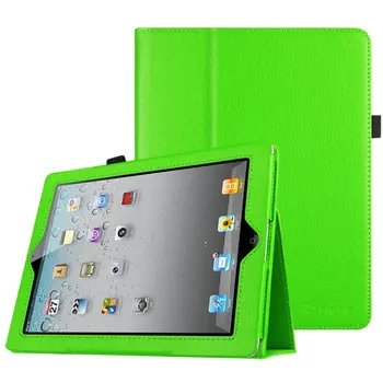 Калъф за iPad 2 3 4 Тънък Ретро Сгъваем калъф-поставка от Изкуствена Кожа Smart Cover за iPad 2 3 4 A1395 A1396 A1430 A1458 9,7 Инча Funda Седалките