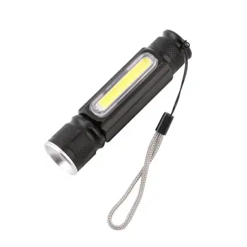 Мини led фенерче акумулаторна фенерче преносим USB зареждане фенерче висока мощност банка Къмпинг водоустойчив фенер на далечни разстояния