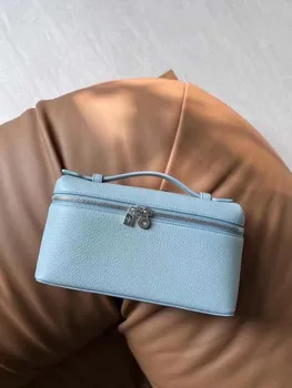 Нова дамска чанта, малка квадратна чанта, проста косметичка с цип, дамски модни универсална чанта през рамо 2023, пролет-лято