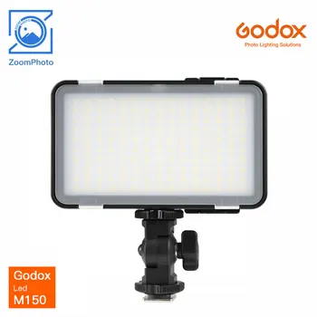 Godox LEDM150 led видео светлина Заполняющий светлина димиране селфи светлината 9 W 5600 До ± 300 До за мобилни телефони камери