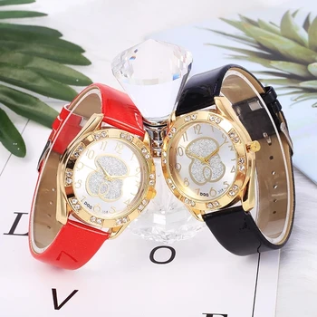 Reloj Mujer, европейски и американски дамски кварцов часовник прост дизайн, марка Bear, дамски часовници с диаманти, дамски часовници Montres Femmes