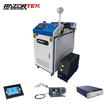 Razortek 3 в 1 лазерен заваръчни машини лазерни машини за отстраняване на ръжда, почистване на лазерно рязане