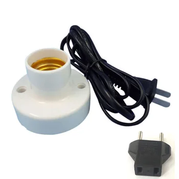 AC 110-250, штепсельная вилица САЩ/ЕС, 100 W, Стенни мощност, сензор за контрол на звука, държач, адаптор за led лампа с цокъл E27
