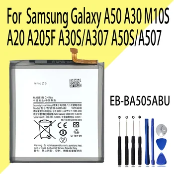 100% Оригинална батерия EB-BA505ABU за Samsung A50A20/A205F/A30S/подмяна на телефон Bateria