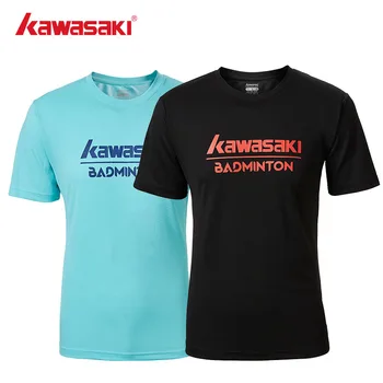 Kawasaki 2023 Оригиналната лятна риза за бадминтон с къс ръкав, дишаща мъжки дрехи за бадминтон Woemen A3954