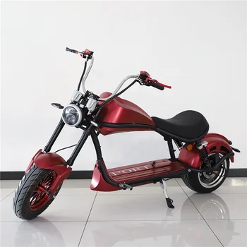 ЛЯТНА цена с отстъпка над 2000 W Fat Tire Har_ley Chopper Style Електрически мотор, скутер, мотоциклет 60 В 20AH