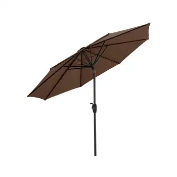 Открит 9-крак чадър за двор Westin Market с наклон и дръжка, навес за кафене