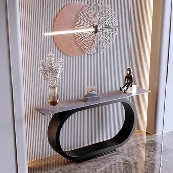 Луксозен приставной масичка в спалнята, минималистичная хол, с модерен дизайн приставного маса, скандинавски черна маса, мебели за дома