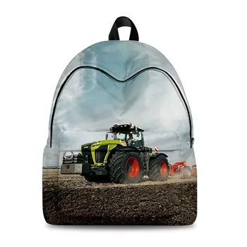 Раница с изображение на трактора, детски училищни чанти за момчета и момичета, детска градина, училище раница за деца, детски чанти за книги, подарък