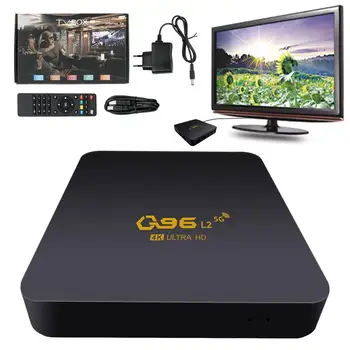 Q96 Smart TV телеприставка 4K мултимедиен плейър L2 Android TV Box Мрежова телевизия четирибандов Wifi мрежов плеър, видео игра Smart Box