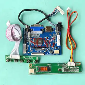 Такса драйвера за Контролера на екрана led монитор е Подходящ за B150XG05 B150XG07 HDMI-Съвместим AV VGA САМ Kit 1024*768 1CCFL 30 Pin, LVDS 15