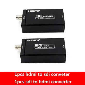 Конвертор SDI към HDMI HDMI в SDI в 3G-SDI/HD-SDI HD 1080p Поддръжка на 1080P 60Hz за камерата