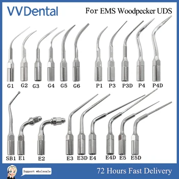 VVDental Outlet Store Стоматологичен ултразвуков скалер накрайници съвместими с EMS/Кълвача UDS Зъболекарски инструмент за избелване на зъбите