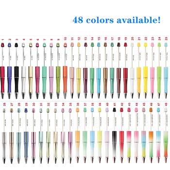 Химикалка химикалка от мъниста 100шт, персонализирани химикалки 