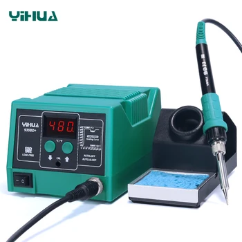YIHUA 939BD + ESD безопасни регулируема поялник за електронни печатни платки с постоянна температура SMD поялната станция, за да преработи