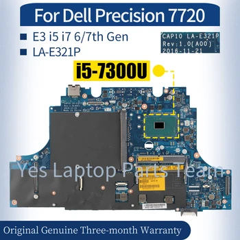 LA-E321P За Dell Precision 7720 дънна Платка на лаптоп 0M4M97 E3 i5 i7 6-7-то поколение дънна Платка на Лаптоп