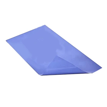 1 БР., защита от надраскване, противоскользящий силикон син за въвеждане готвене панел, (52x78 см)