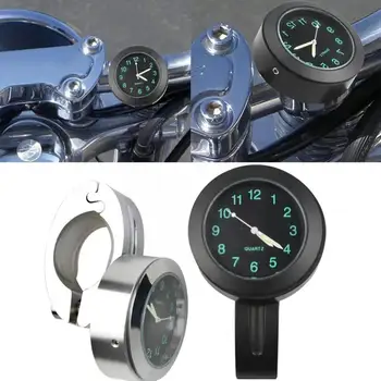 Универсални непромокаеми мотоциклетни часовник, писалка за часа, за определяне на часа, алуминиева летва, циферблат, ръчни колоездене, светещи часовници, V9C3