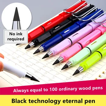 No Lnk Вечна дръжка сладък подвижна нов молив HB стираемый молив Студентски писалка за писане Художествена дръжка детска писалка за рисуване механичен молив