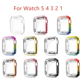 Нов 1 бр. Защитно покритие за дисплея на Apple Watch калъф iwatch apple watch 5/4/3/2 44 мм 40 мм 42 мм, 38 мм и устойчив на удари Корпус Аксесоари