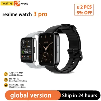 Глобалната версия на realme Watch 3 Pro Оригинални смарт часовници 1.78 