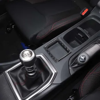 За Subaru WRX 2021-2023, отделение за съхранение на централното управление, смяна на предавката, стикер за довършителни работи на дограма, автомобилен аксесоар от ABS-въглеродни влакна